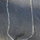 Mini Paperclip Chain Necklace, sterling silver