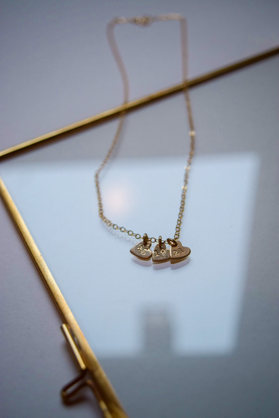 The Story So Far necklace, gold-filled