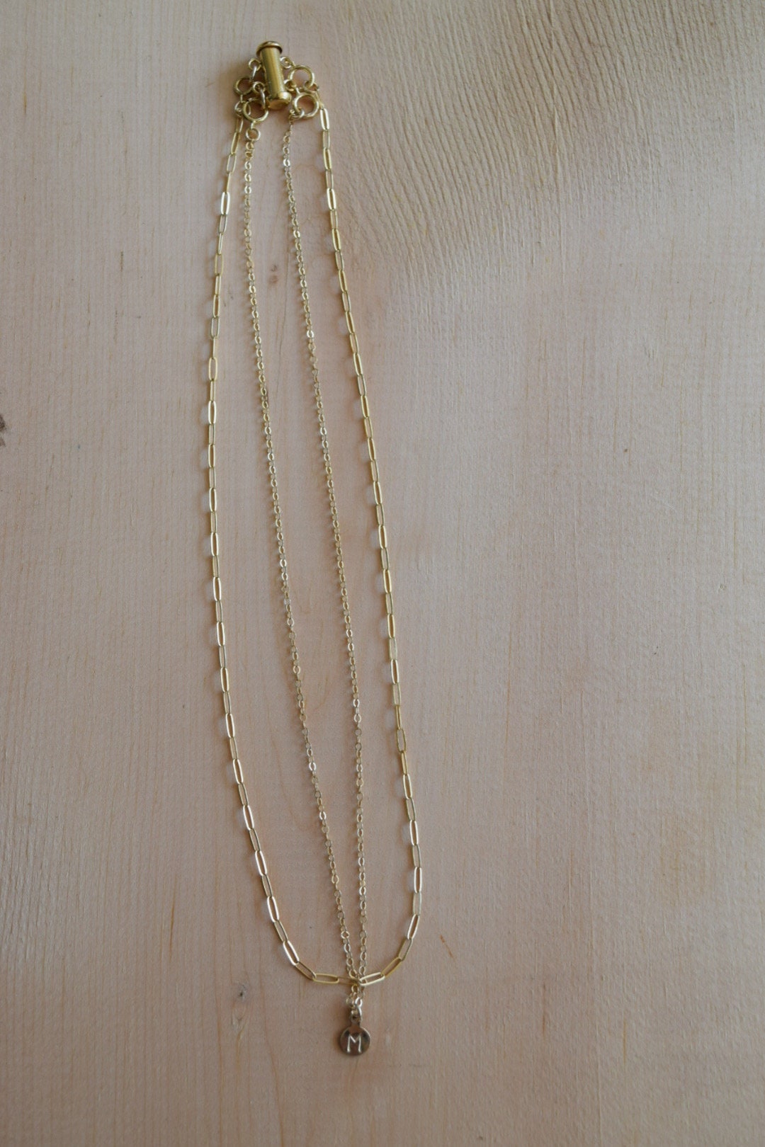 Double Necklace Clasp, gold-filled