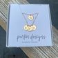 Medium Disc Necklace, gold-filled