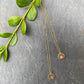 Medium Disc Necklace, gold-filled