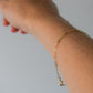 Mini Paperclip Bracelet, gold-filled