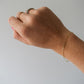 Mini Paperclip Bracelet, gold-filled